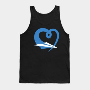 Spreading Love Blue Tank Top